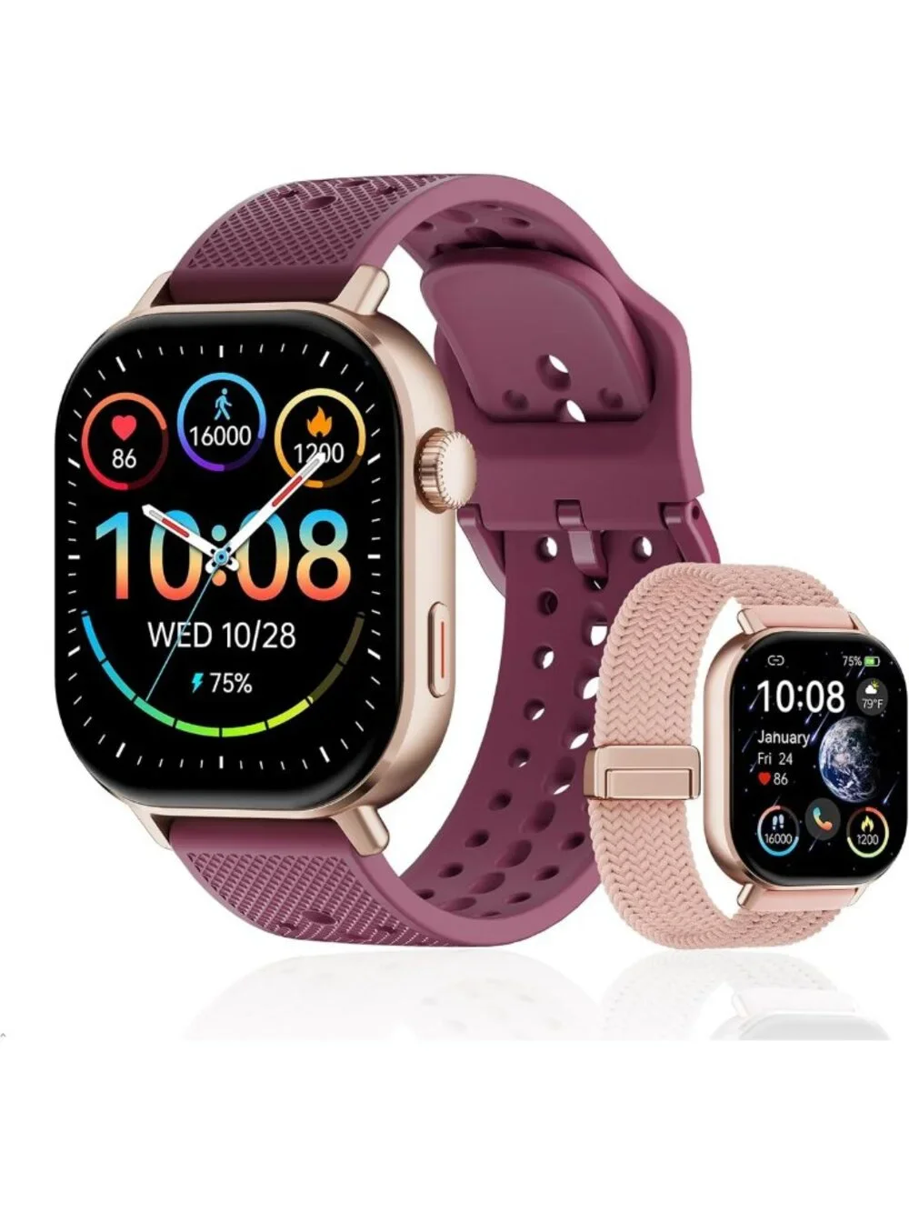Waterproof GPS Fitness Tracker Watch for Running & Swimming, Long Battery Life